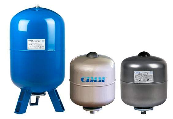 Гідроакумулятори CIMM для систем водопостачання