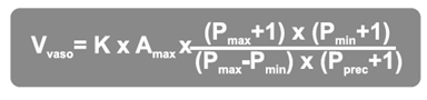 формула для визначення об'єму гідроакумулятора