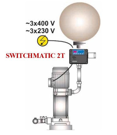 подключение электронного трехфазного реле давления SWITCHMATIC 2T
